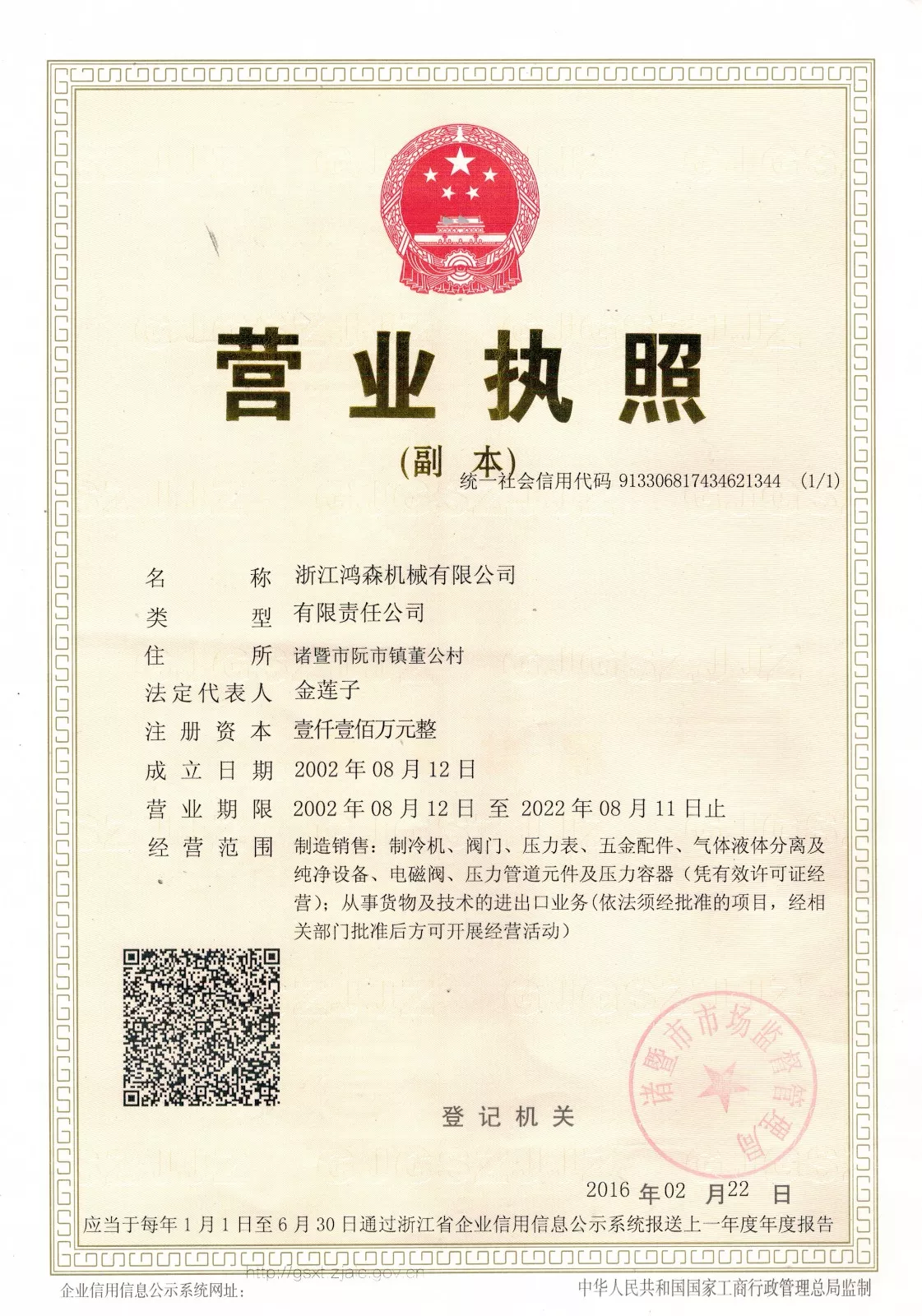 Business license