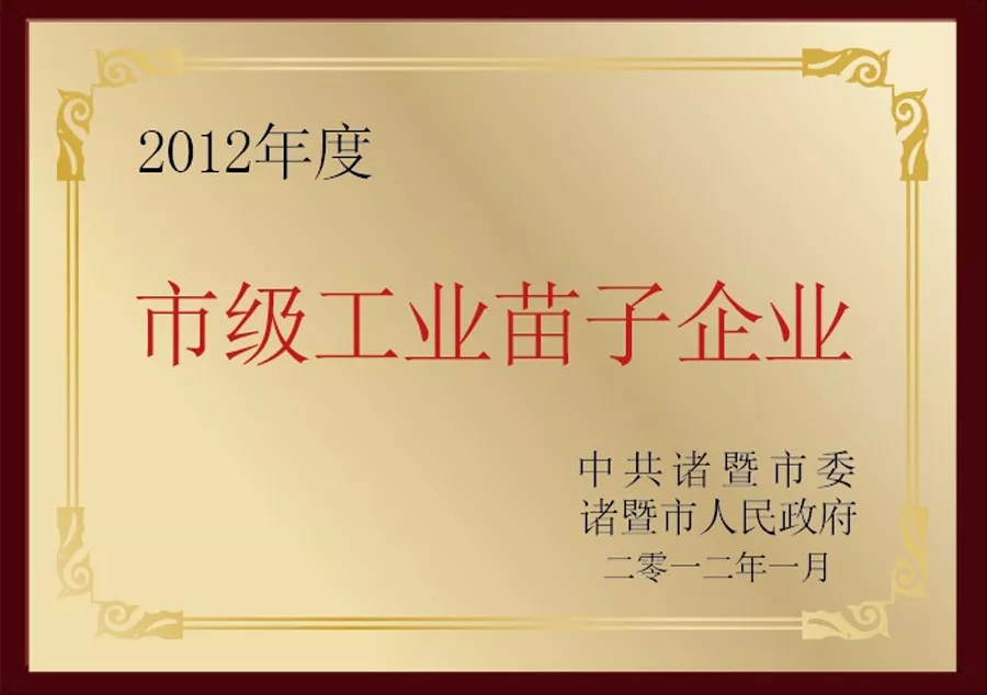 市级工业苗子企业